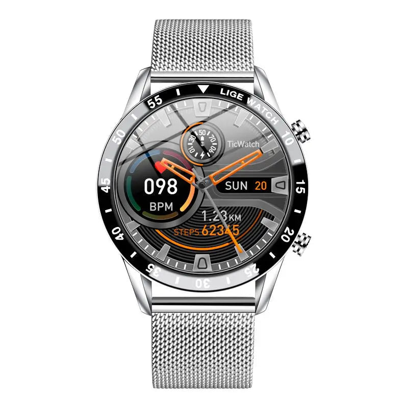 Touch Screen Stainless Steel Smart Watch