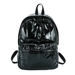 Glossy Leather Sports Backpack