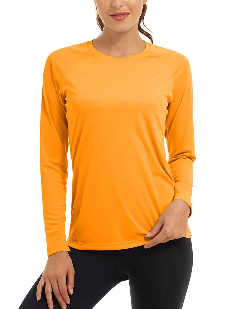 Quick Dry Women's UPF 50+ Long Sleeve T-Shirts