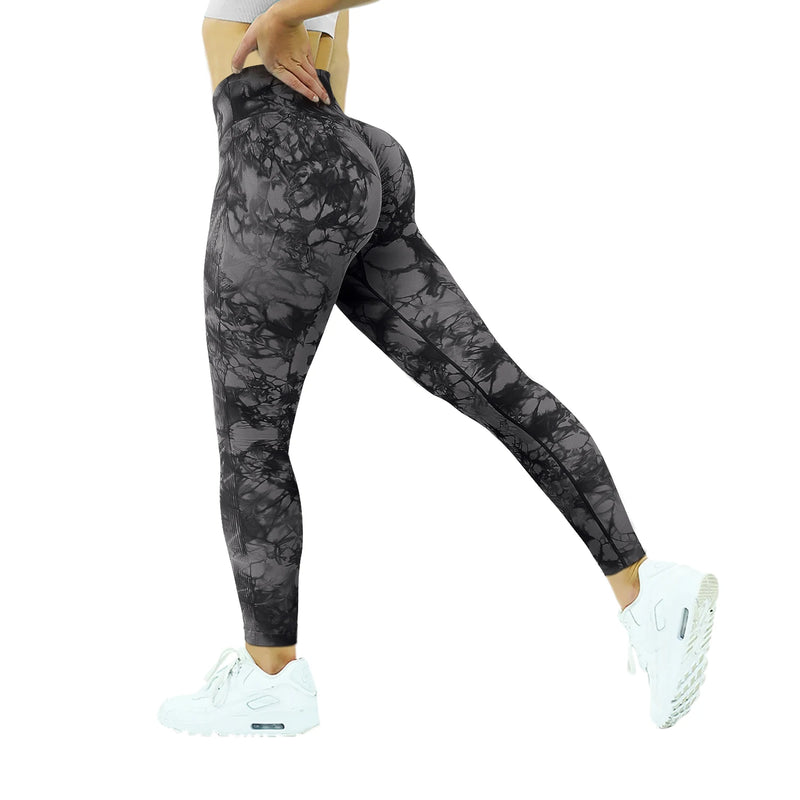 Tie Dye Booty Lifting Fitness Leggings