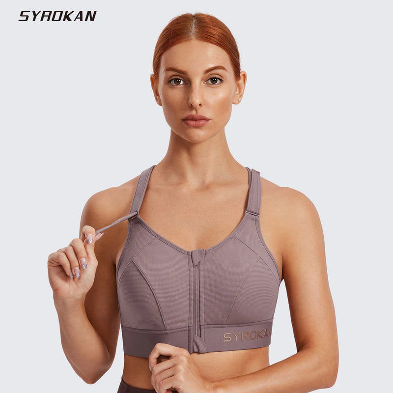 Adjustable Strap Padded Sports Bra