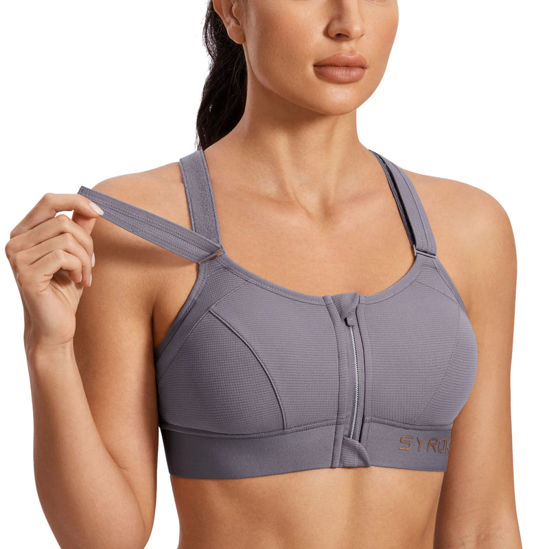 Adjustable Strap Padded Sports Bra