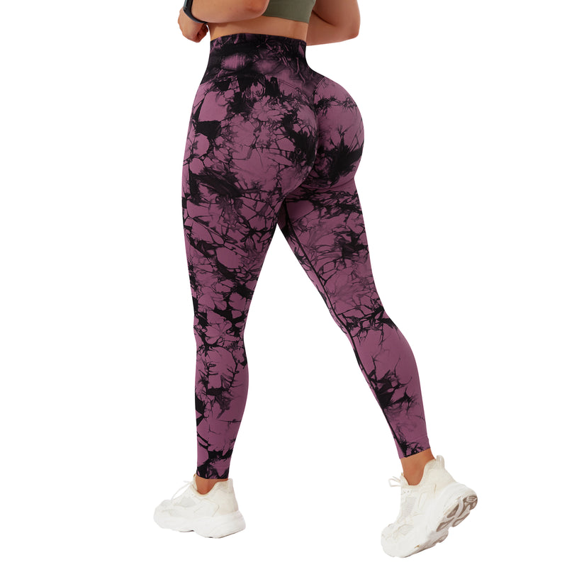 Tie Dye Booty Lifting Fitness Leggings