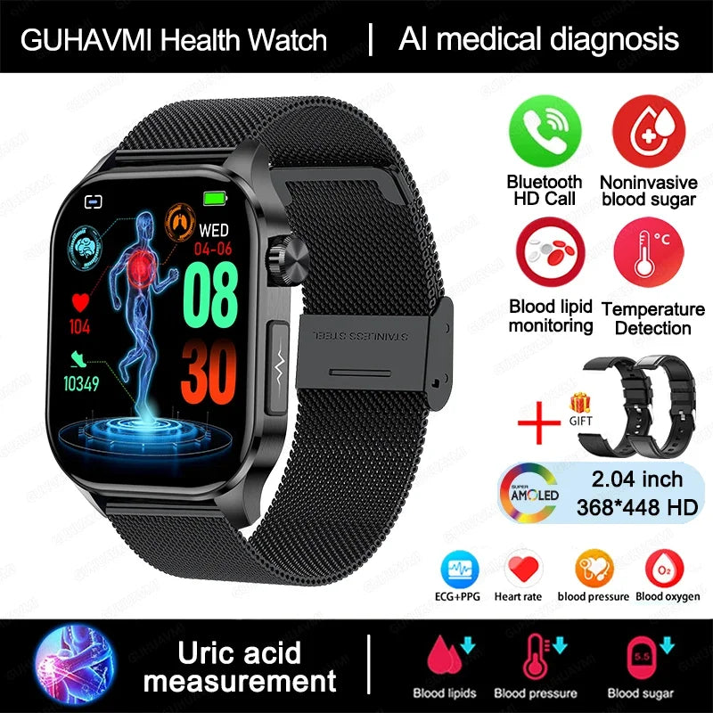 Blood Pressure Monitoring Bluetooth Smart Watch